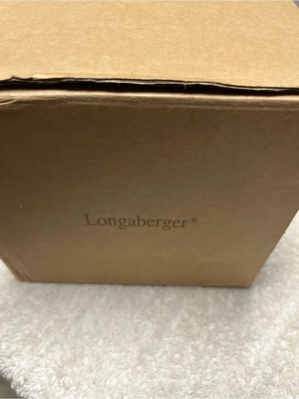 Longaberger Colorful Ceramic Tea Set with Teapot and Cups